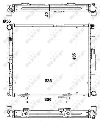 Kylare, motorkylning NRF 516572