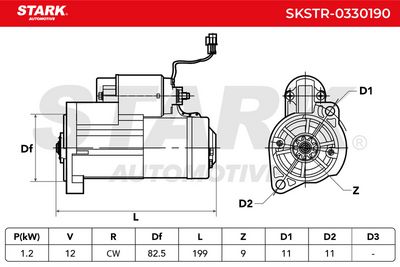 стартер STARK SKSTR-0330190
