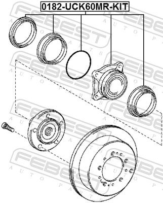 Wheel Hub 0182-UCK60MR-KIT