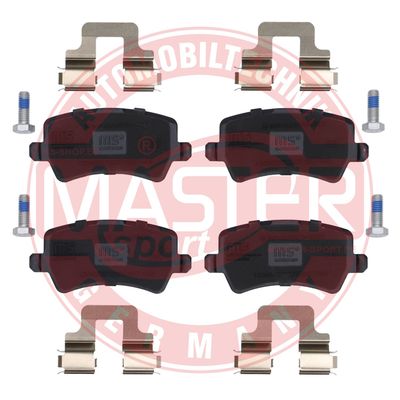 Zestaw klocków hamulcowych, hamulce tarczowe MASTER-SPORT GERMANY 13046027222T-SET-MS
