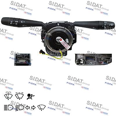 Выключатель на рулевой колонке SIDAT 430406 для FIAT TIPO