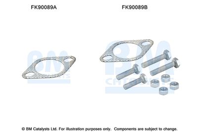 Монтажный комплект, катализатор BM CATALYSTS FK90089 для HYUNDAI PONY