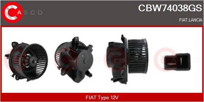 VENTILATOR HABITACLU CASCO CBW74038GS