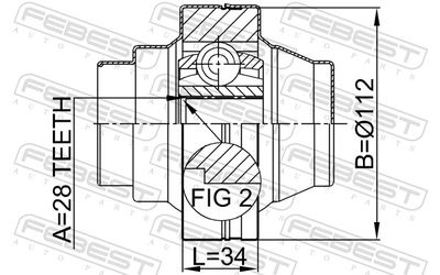 Joint Kit, drive shaft 2311-TOUR