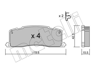 SET PLACUTE FRANA FRANA DISC