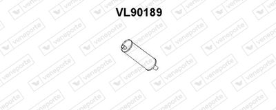 Глушитель выхлопных газов конечный VENEPORTE VL90189 для VOLVO 164