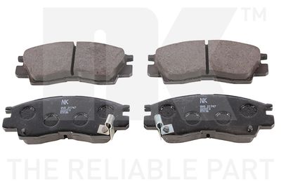 Комплект тормозных колодок, дисковый тормоз NK 223010 для MITSUBISHI SAPPORO