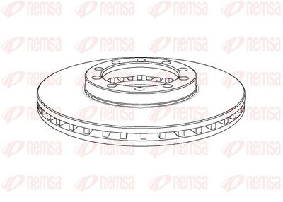 Tarcza hamulcowa REMSA NCA1138.20