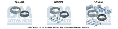 Монтажен комплект, изпускателна тръба BM Catalysts FK51065
