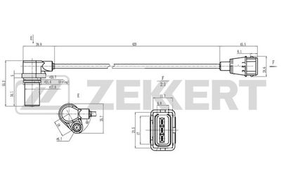 Датчик импульсов ZEKKERT SE-4069 для OPEL FRONTERA