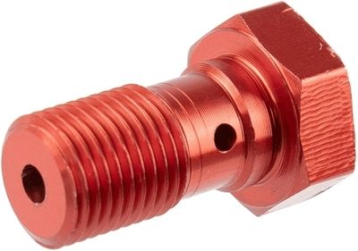 Remleiding bout M10x1, kleur: Red, (PL) Liczba otworów przepływowych: 1