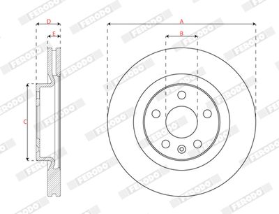 DISC FRANA FERODO DDF3036C 1