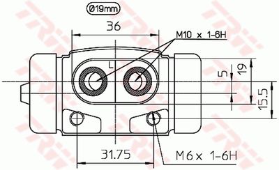 RADBREMSZYLINDER TRW BWD185 1