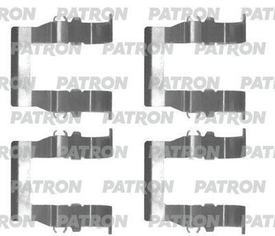 Комплектующие, колодки дискового тормоза PATRON PSRK1056 для MITSUBISHI L400