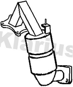 Katalizator KLARIUS 321718
