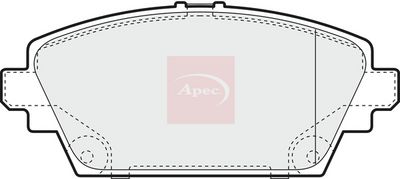 APEC Brake Pad Set, disc brake PAD1170