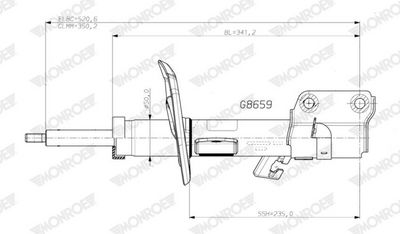 STOßDäMPFER MONROE G8659 1