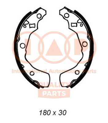 Комплект тормозных колодок IAP QUALITY PARTS 705-03066 для DAIHATSU SIRION