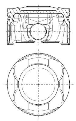 KOLBEN MAHLE 001PI00188000