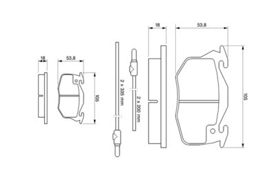 SET PLACUTE FRANA FRANA DISC BOSCH 0986461763 4