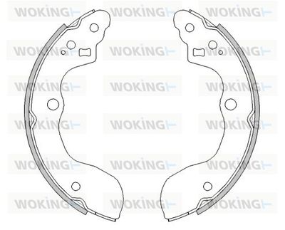 Комплект тормозных колодок WOKING Z4531.00 для SUZUKI SWIFT