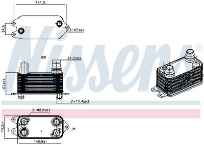 ÖLKüHLER AUTOMATIKGETRIEBE NISSENS 91383 5