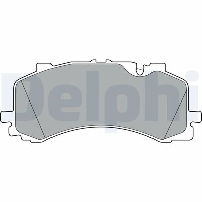 Brake Pad Set, disc brake LP3307