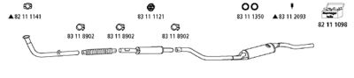SISTEM DE ESAPAMENT HJS VW105