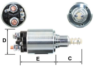 GM Solenoidinis jungiklis, starteris