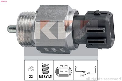 Spínač, světlo zpátečky KW 560 126