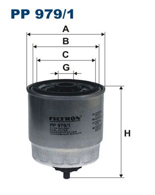 Топливный фильтр FILTRON PP 979/1 для HYUNDAI MATRIX