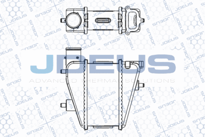 JDEUS M-813010A Інтеркулер для HONDA (Хонда)