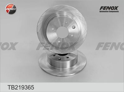 FENOX TB219365 Тормозные диски FENOX 