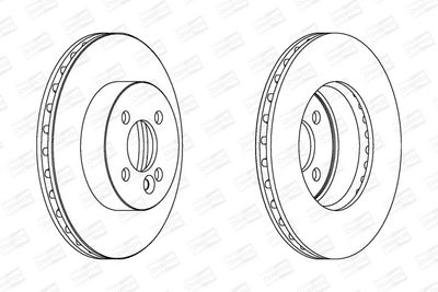 BREMSSCHEIBE CHAMPION 562570CH 1