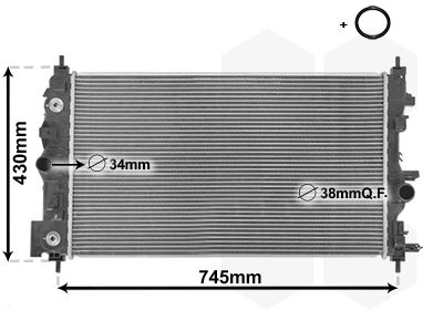 VAN WEZEL 37002546 Крышка радиатора  для CHEVROLET CRUZE (Шевроле Крузе)