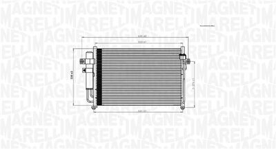 MAGNETI MARELLI Kondensator, Klimaanlage