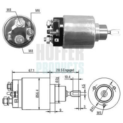 SOLENOID ELECTROMOTOR