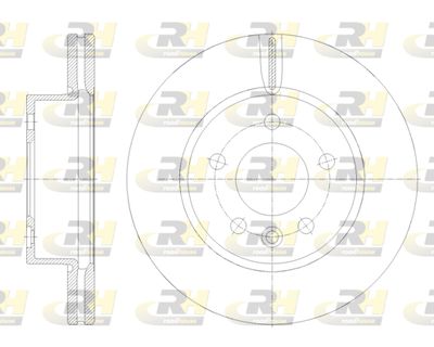 ROADHOUSE 62117.10 Тормозной диск 