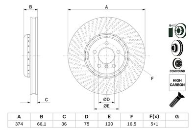 DISC FRANA BOSCH 0986479E28 4