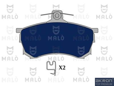Комплект тормозных колодок, дисковый тормоз AKRON-MALÒ 1050561 для MITSUBISHI CARISMA