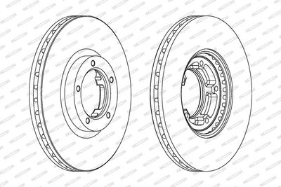 DISC FRANA FERODO DDF848 1