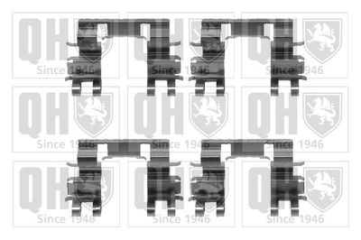 Комплектующие, колодки дискового тормоза QUINTON HAZELL BFK673 для HONDA CRX