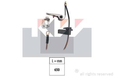 Контактная группа, распределитель зажигания KW 715 105 для FIAT DUCATO