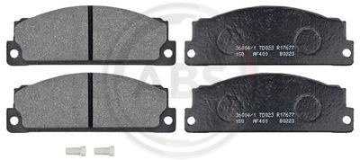 Комплект тормозных колодок, дисковый тормоз A.B.S. 36004/1 для SEAT 127