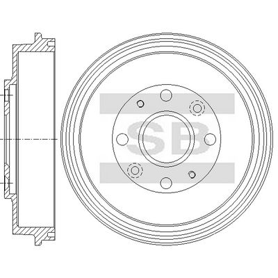 спирачен барабан Hi-Q SD4409
