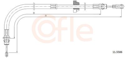 CABLU FRANA DE PARCARE