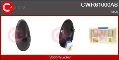 CASCO CWR61000AS Кнопка склопідйомника для IVECO (Ивеко)
