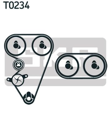 Water Pump & Timing Belt Kit VKMC 07306