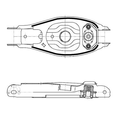 носач, окачване на колелата CTR CQ1189