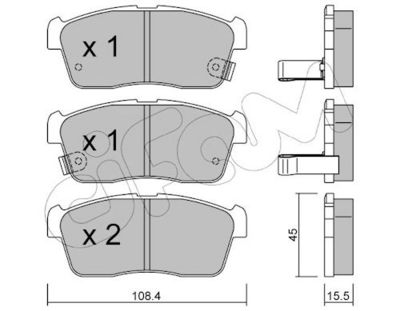 SET PLACUTE FRANA FRANA DISC